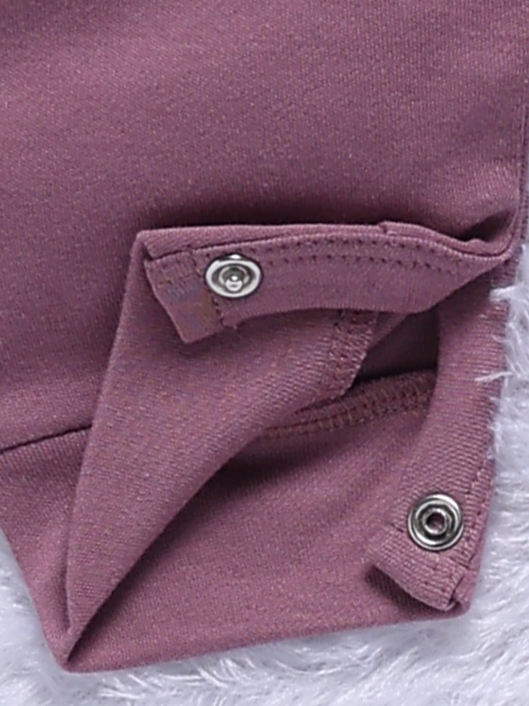 Dungaree - Dusty Mauve Bunny Heart Printed