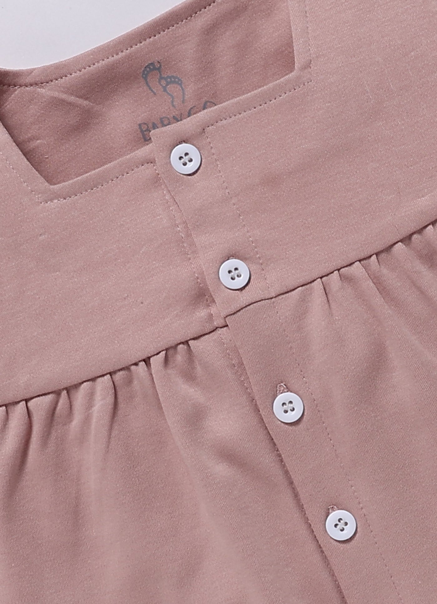 Frock – Light Mauve Buttoned Up
