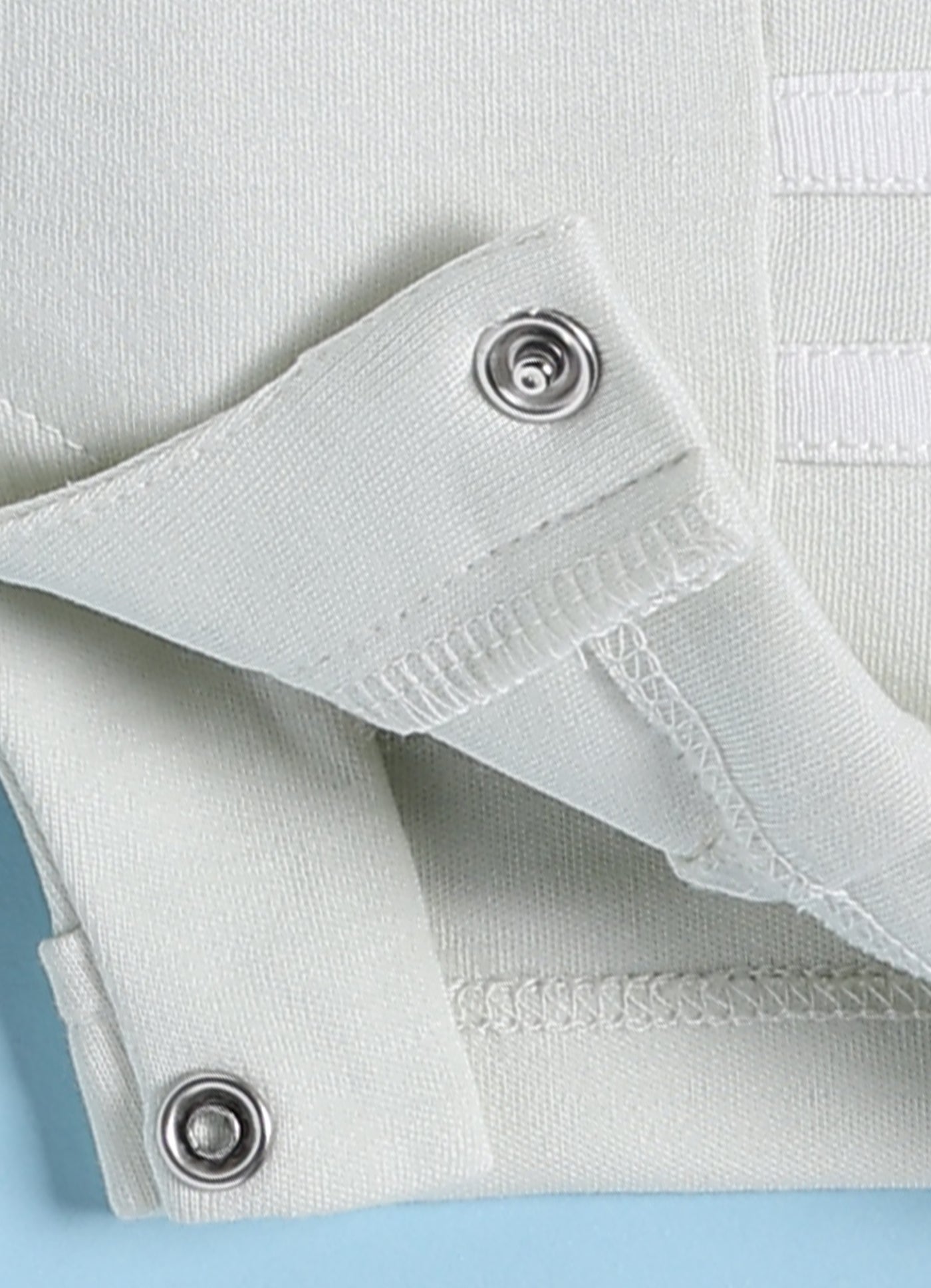 Half-Sleeve Romper for Boys – Pastel Mint Green with Tie