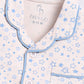 Star Print Baby Boy Half Sleeves Night Suit-BEIGE