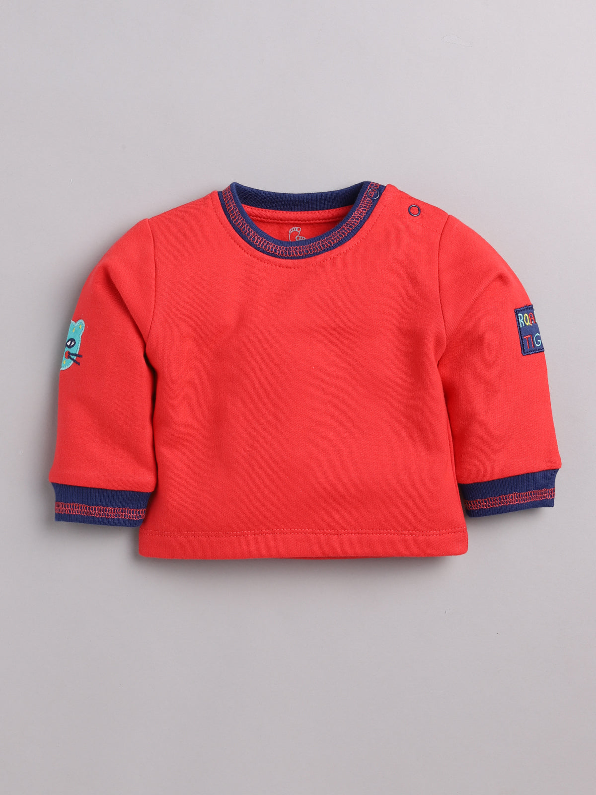 Full Sleeve Casual Cotton Dungaree Dress for Baby Boys NAVY