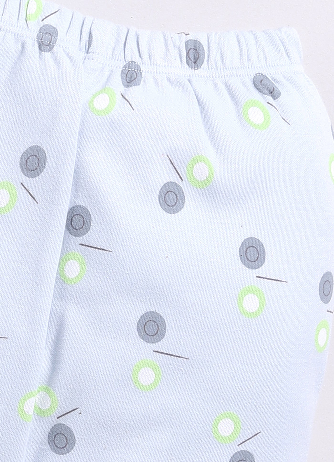 Cute Printed Girl Half Sleeves Night Suit-BLUE