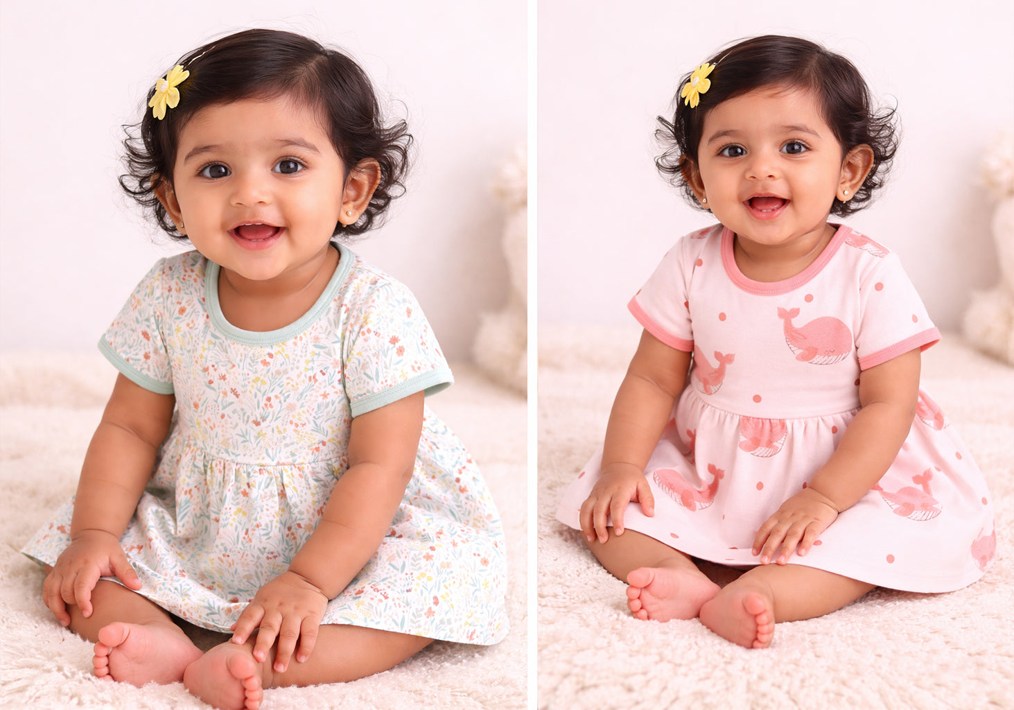 Frock – Mint & Salmon