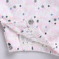 Baby Girl Light Green Floral Romper with Bows-PINK