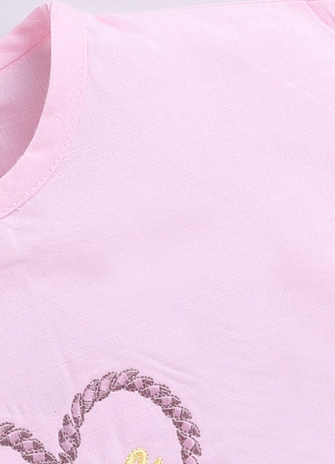 Baby Girl Floral T Shirt & Skirt-PINK