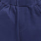Baby Boy SEA Printed & Nautical Stripes Half T-Shirt and Shorts Set-Navy Blue