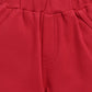 Baby Boy SEA Printed & Nautical Stripes Half T-Shirt and Shorts Set-Red