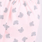 Bear Printed Baby Girl Half Sleeves Night Suit-PINK