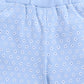 Baby Boy Bunny Half T-Shirt and Polka Dot Shorts Set-Sky