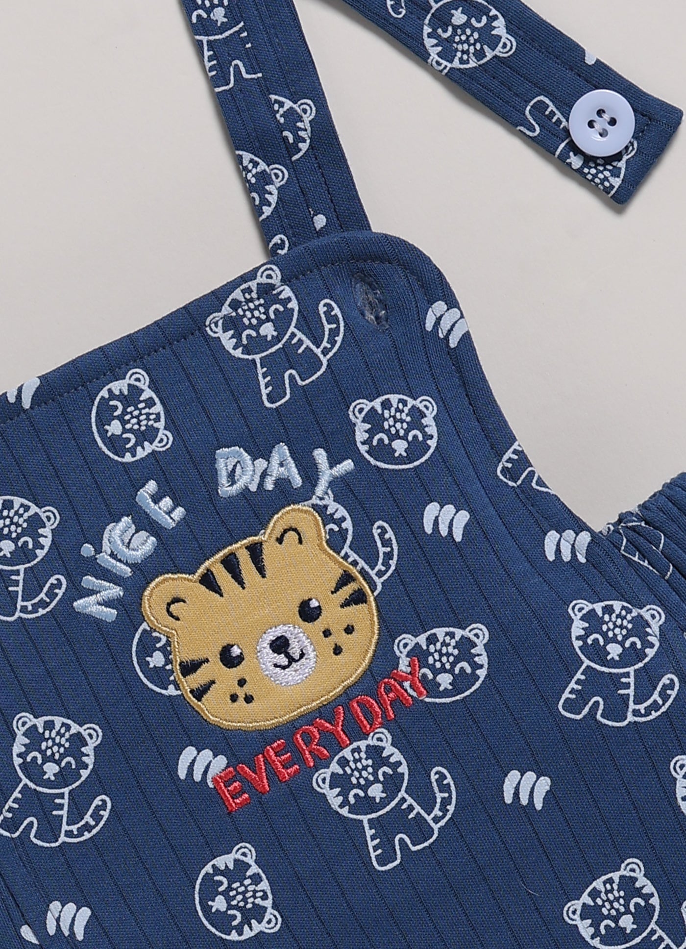 Half Sleeve Dungaree for Boys – Navy Blue Nice Day Everyday