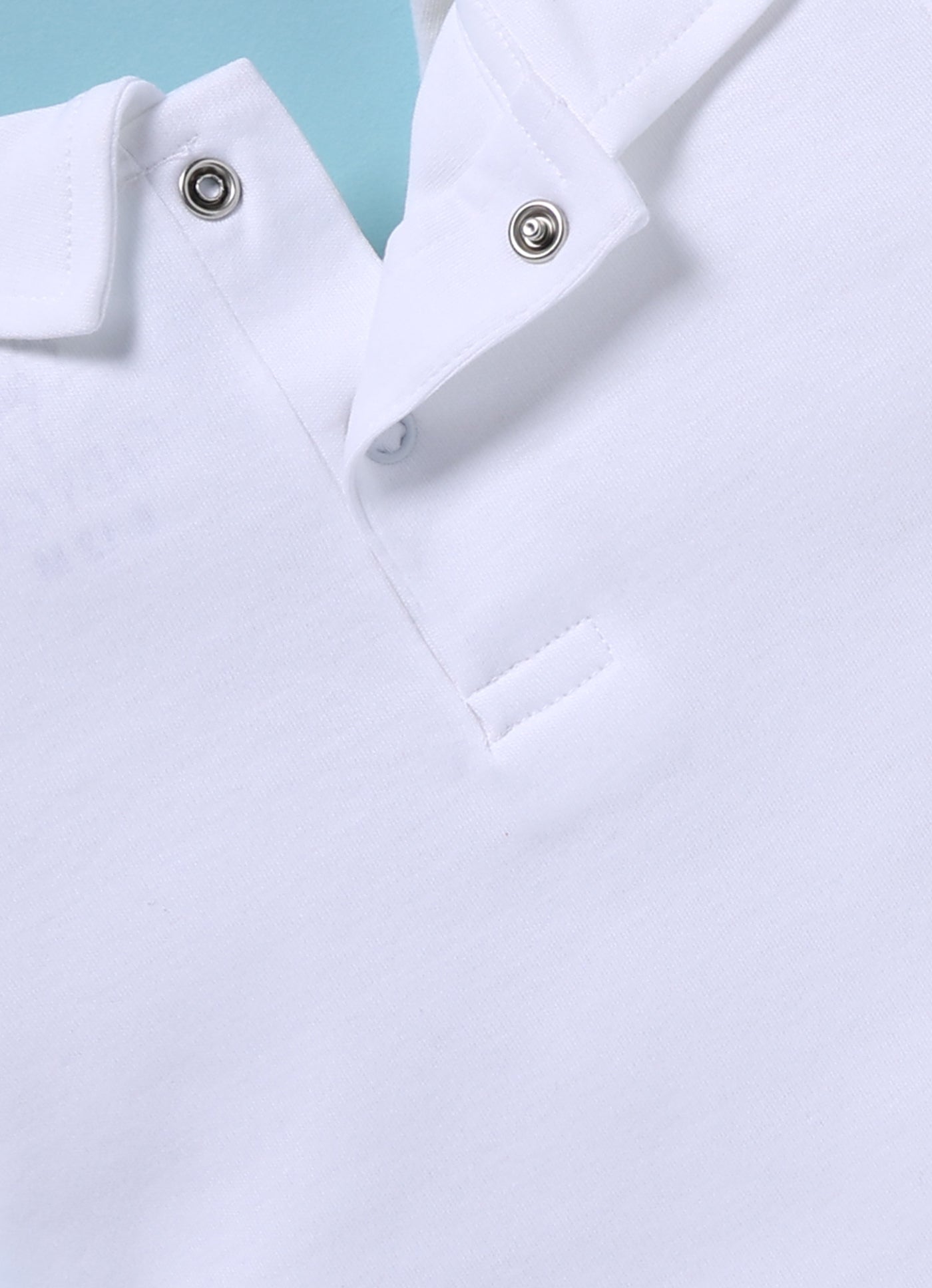 Half Sleeve Dungaree for Boys – White Melange Well Done!