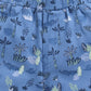 Baby Boy Happy Crocodile Printed Half T Shirt & Short Playdate Outfit-Sky