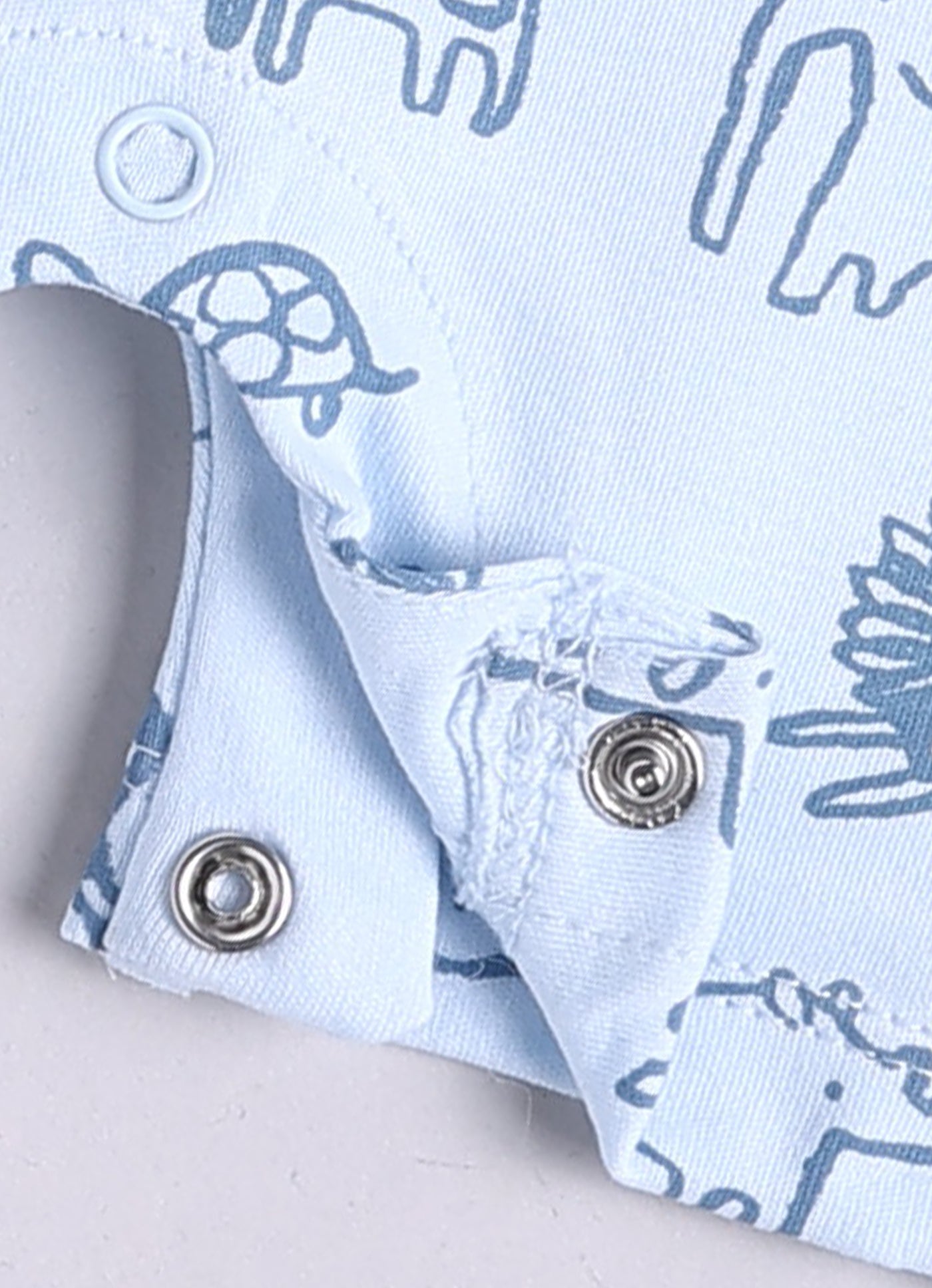 Comfy Summer Baby Boy Romper-Blue