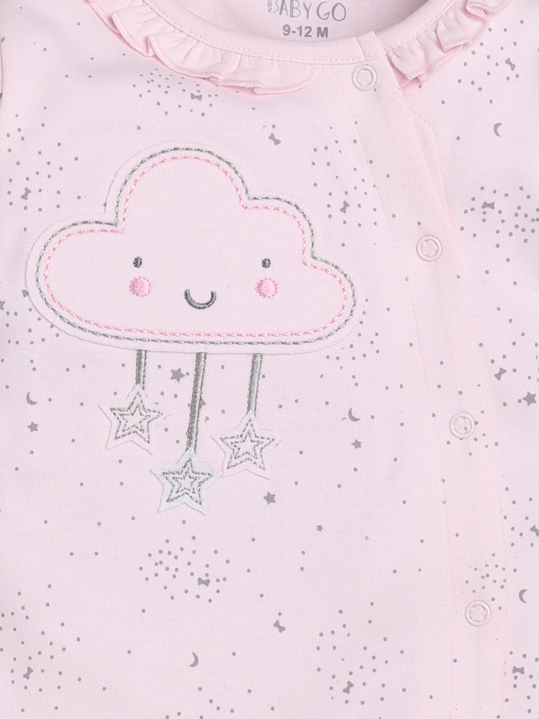 100% Pure Cotton Romper/Bodysuit/Sleepsuit for Baby Girls PINK