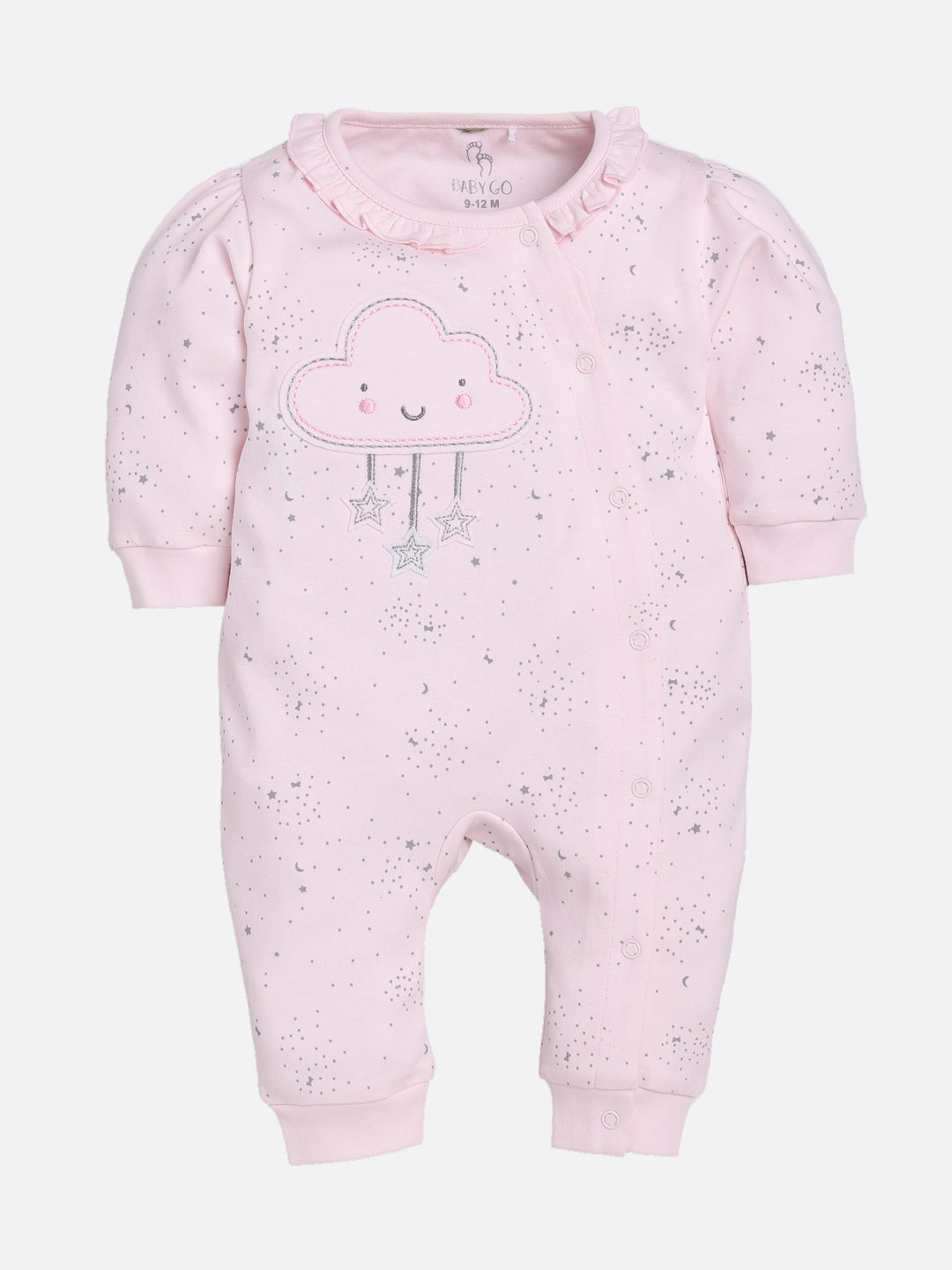 100% Pure Cotton Romper/Bodysuit/Sleepsuit for Baby Girls PINK