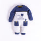 Cute cat prinetd full sleeves Rompe for Baby Boy-NAVY
