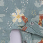 Baby Girls Jungle Safari Dungaree Set – Teal Animal Print with Yellow Tee