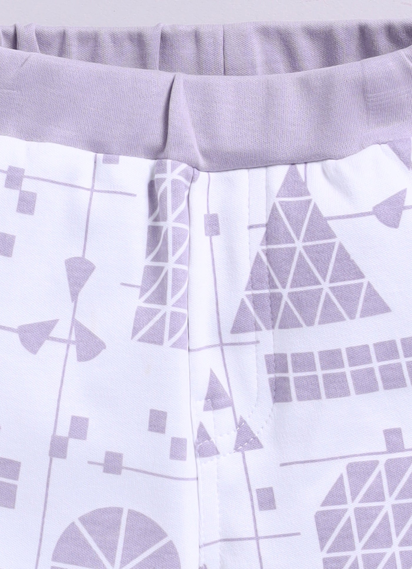 Half Sleeve Top & Bottom for Boys - Off-White