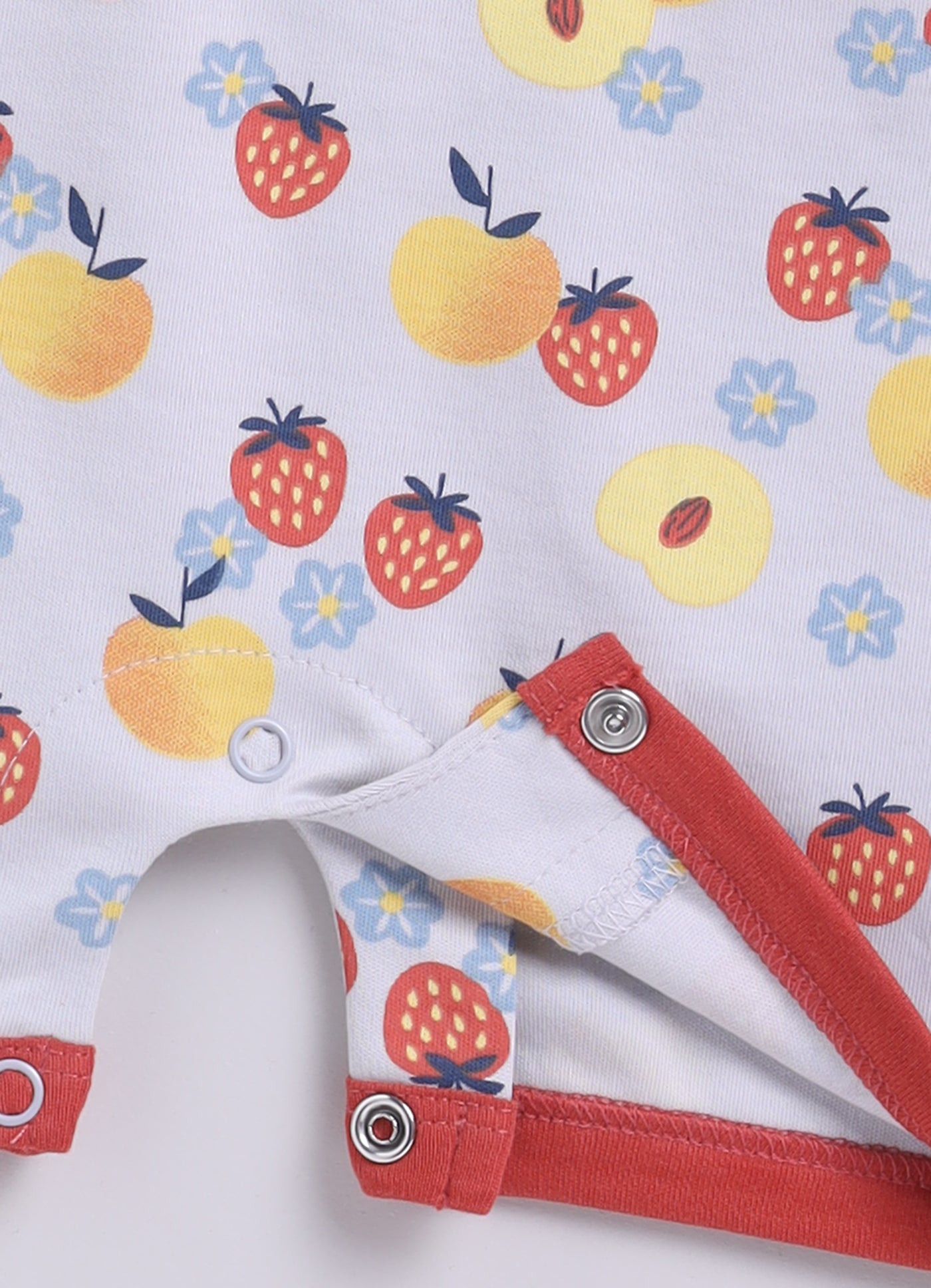 Half Sleeve Dungaree for Girls - Peach