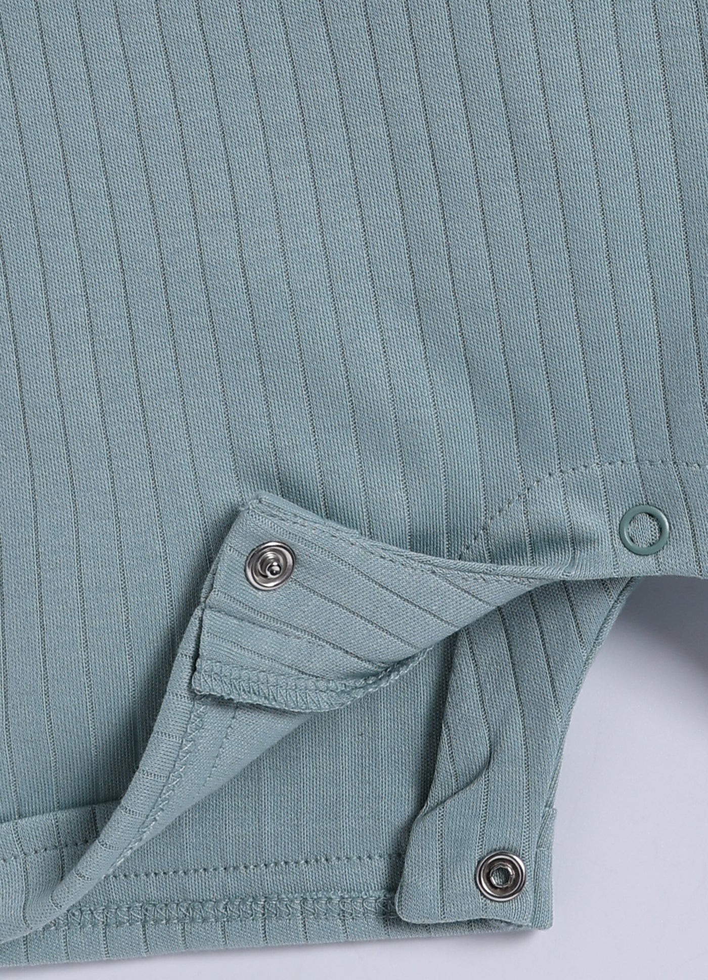Half Sleeve Dungaree for Boys - Mint Green Happy Badge