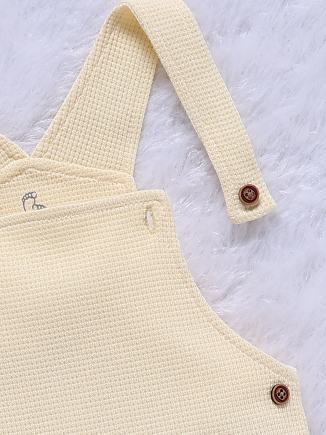 Dungaree - Baby Blue Bunny Waffle