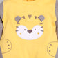 Full Sleeves Rompers/Bodysuit/Sleepsuit for Baby Boys-YELLOW