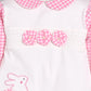 BABY GO 100% Pure Cotton Full Sleeves Rompers/Bodysuit/Sleepsuit for Baby Girls-PINK