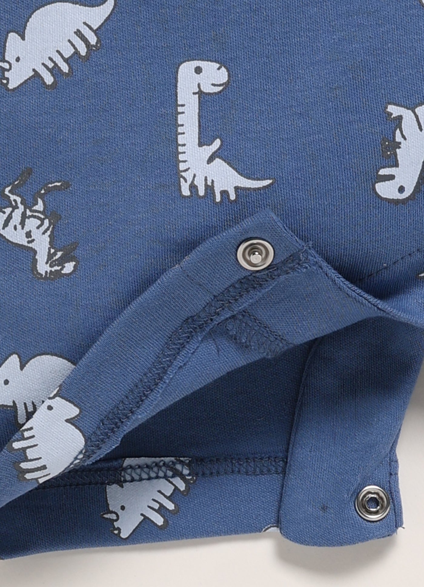 Half Sleeve Dungaree for Boys – Navy Blue Little Dinos