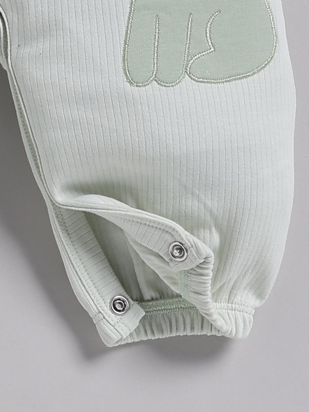 Dungaree - Light Green Koala Ribbed