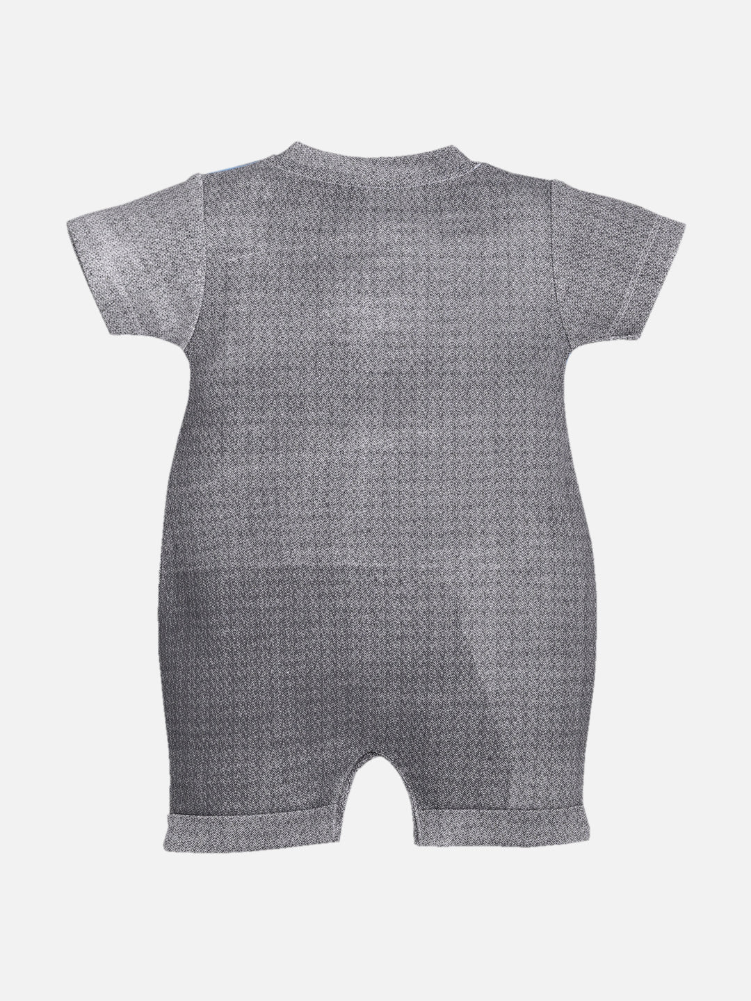 Half Sleeves Round neck Romper/Summer clothes/Creeper/new born/infent wear/ for Baby Boys 100% Pure Cotton-GREY