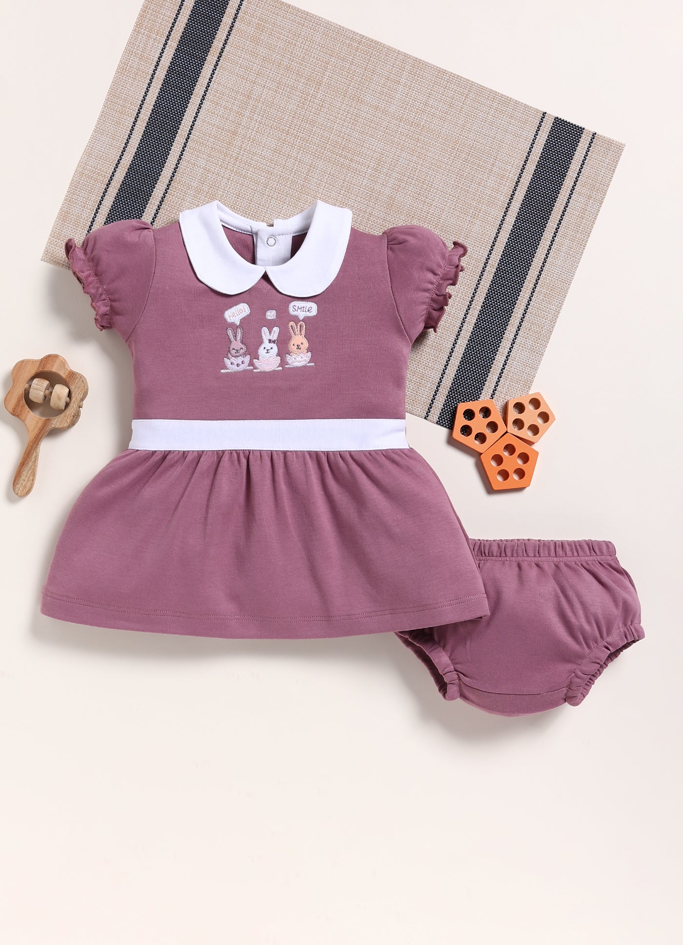 Frock - Mauve Hello Smile!
