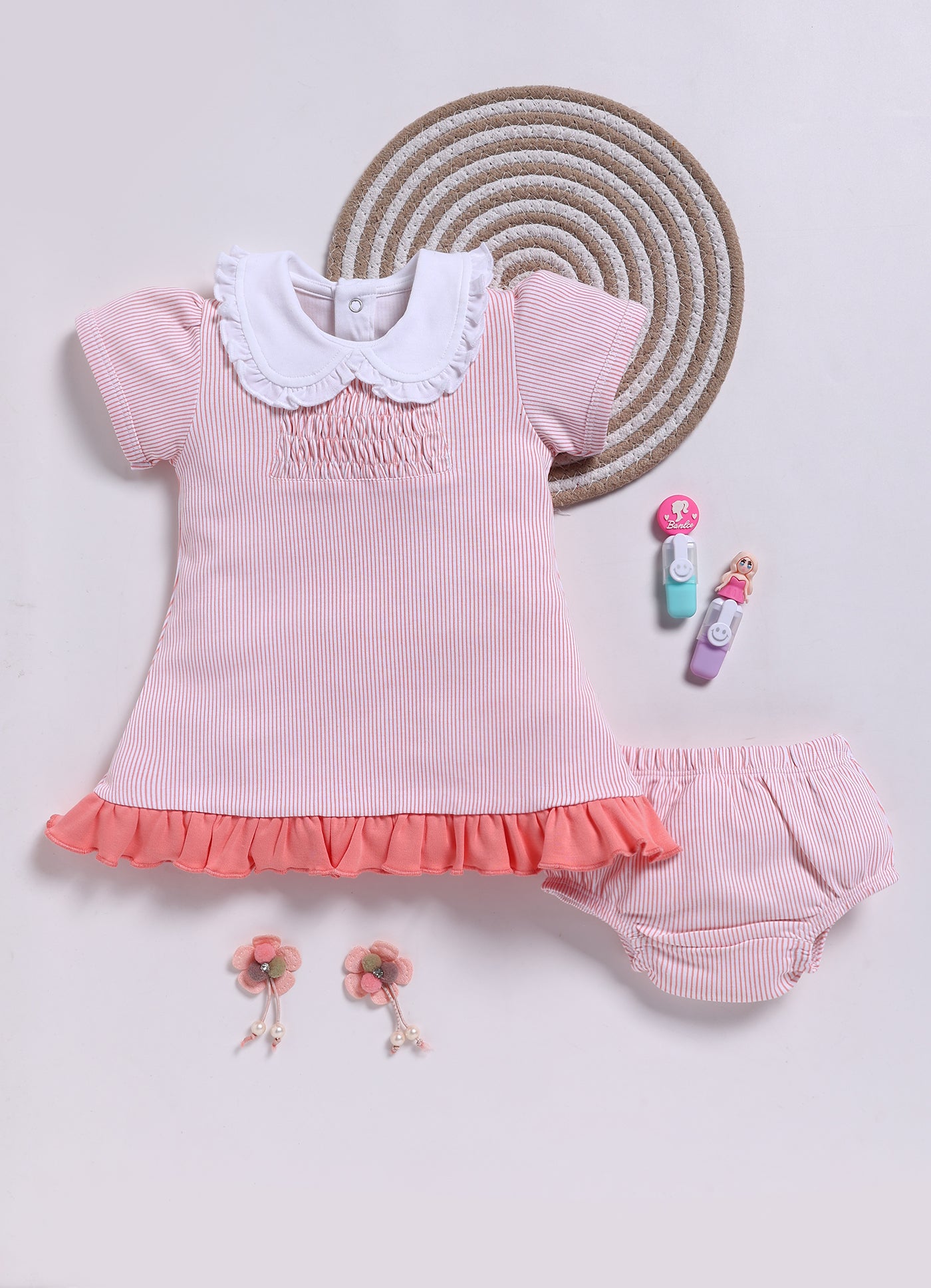Frock – Pink Smocked Dress