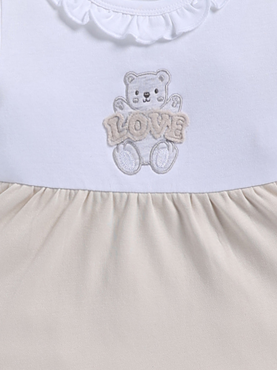 Frock – Cream Teddy Love
