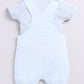 Half Sleeve Baby Boy BabyGo Dungaree-Sky Blue