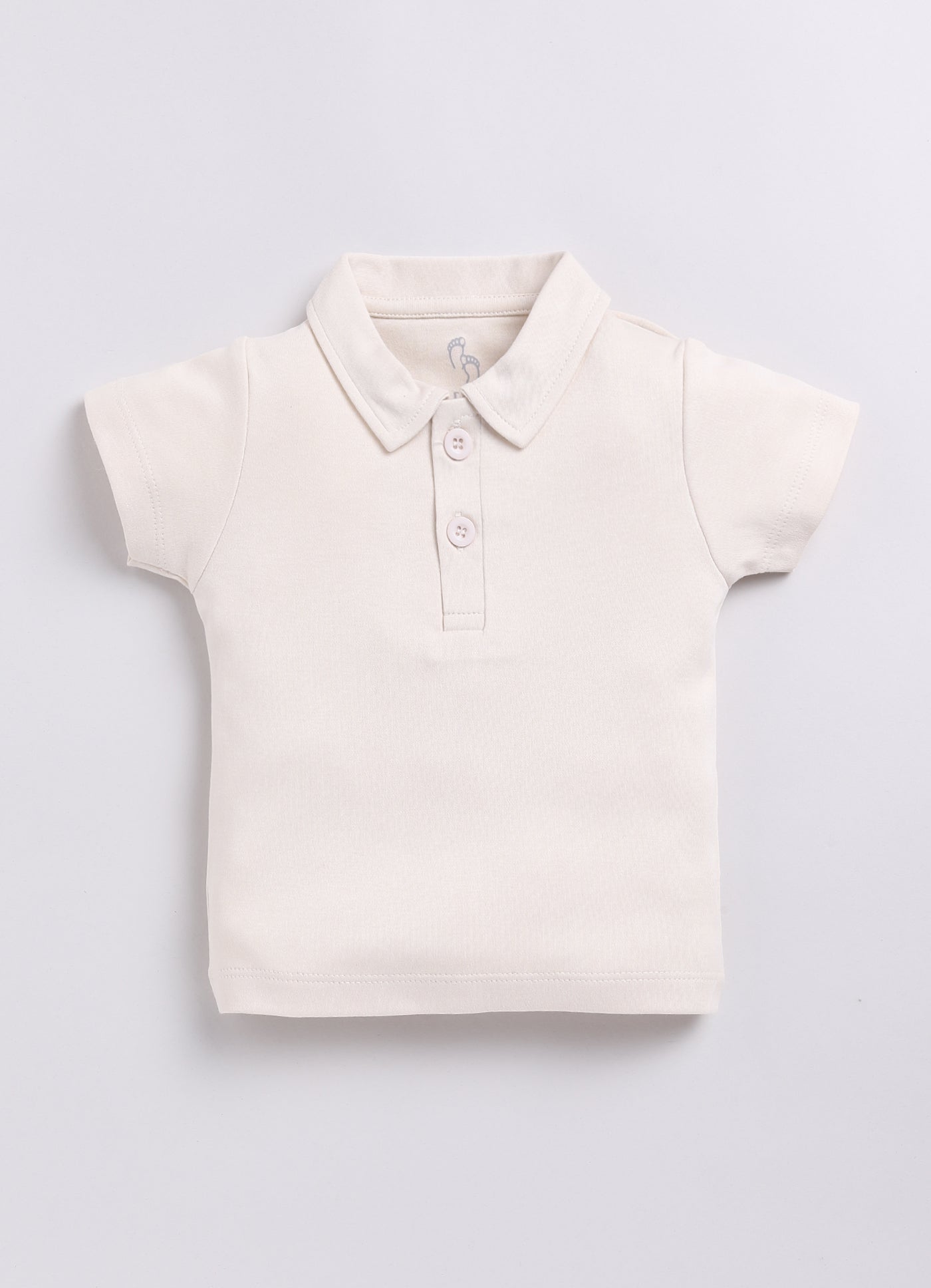 Half Sleeve Baby Boy BabyGo Dungaree-Beige