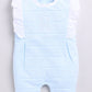 Baby Girl Sleeveless Romper-Blue