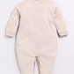 Baby Boy Full Sleeve Romper-Beige