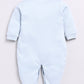 Baby Boy Full Sleeve Romper-Sky Blue