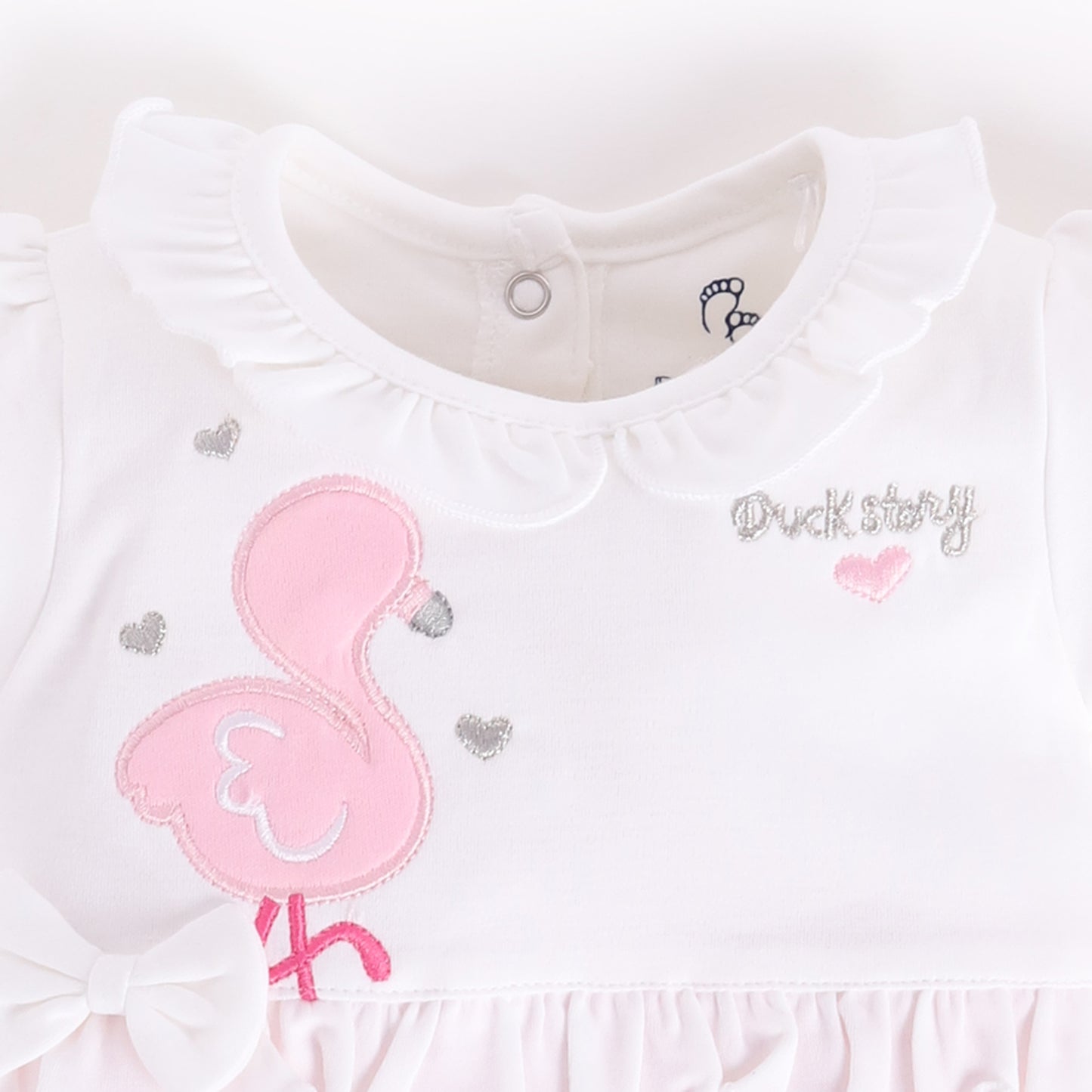Half Sleeves Romper/Sleepsuit for Baby Girls 100% Pure Cotton-PINK