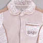 Half Sleeves Round neck Romper for Baby Boys 100% Pure Cotton - BEIGE