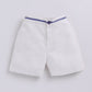 Baby Boy Checked T Shirt & Short-BEIGE
