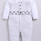 Baby Boy Cute Bow Waistcoat Style Romper-Grey