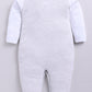 Baby Boy Cute Bow Waistcoat Style Romper-Grey