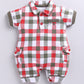Half Sleeves Romper for Baby Boys 100% Pure Cotton-OLIVE