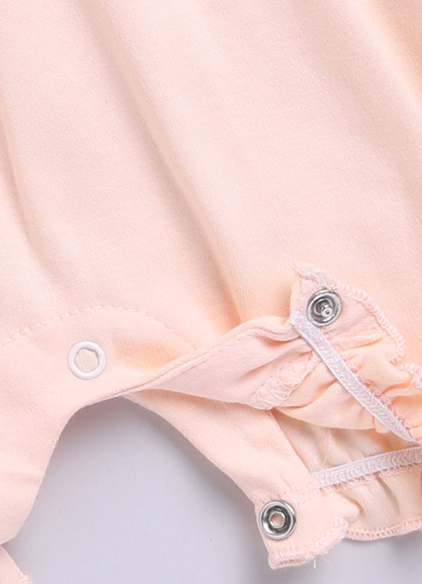 Half Sleeves Round neck Romper/Summer clothes/Creeper/new born/infent wear/ for Baby Girls 100% Pure Cotton-PEACH
