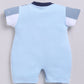 Half Sleeves Round neck Romper/Summer clothes/Creeper/new born/infent wear/ for Baby Boys 100% Pure Cotton-SKY