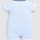 Formal Striped Baby Boy Romper-Sky Blue