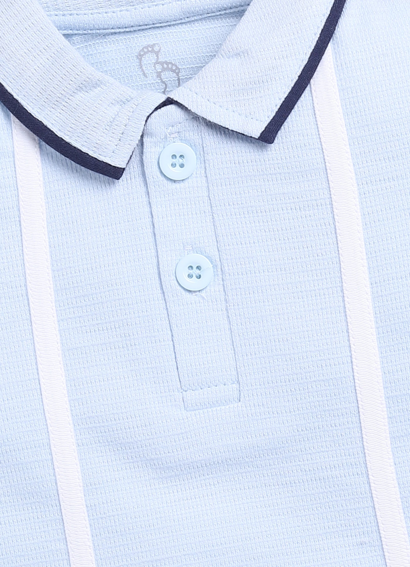 Formal Striped Baby Boy Romper-Sky Blue