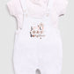 Little Day Dreamer Baby Boy Dungaree-Beige