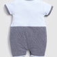 Designer Boss Baby Boy Romper-White